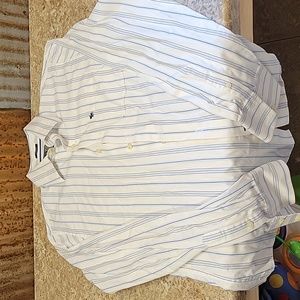 Abercrombie & Fitch button down shirt "muscle" men's large